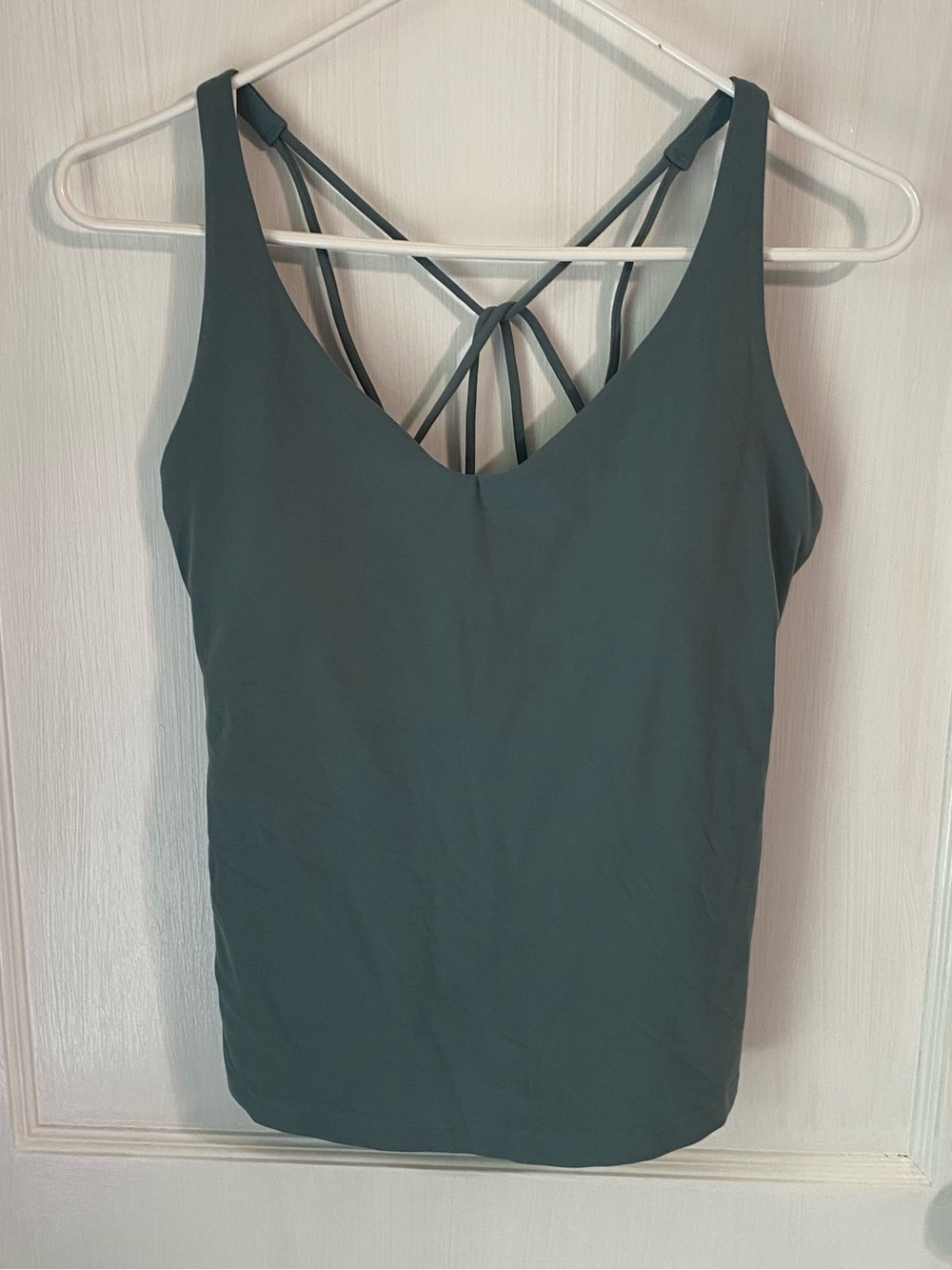 Athleta dusty teal workout tank